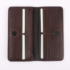 Axton Long Wallet – Brown