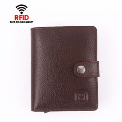 RFID Blocking Wallet-Broun